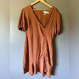 Cute burnt orange dress - brand Emma & Michelle